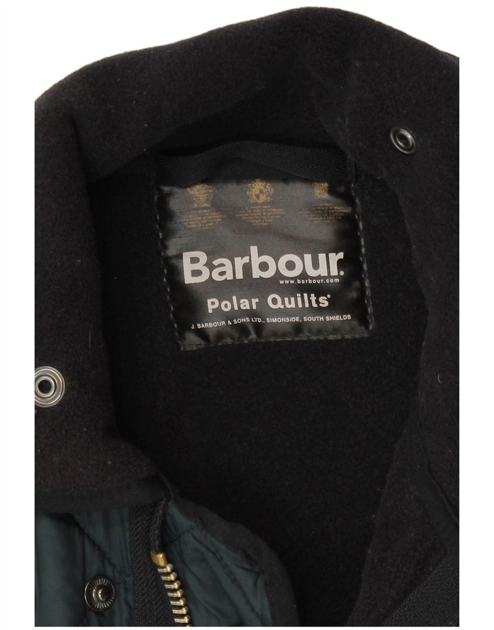 Barbour Herren Steppjacke UK 38 Medium Marineblau Polyester