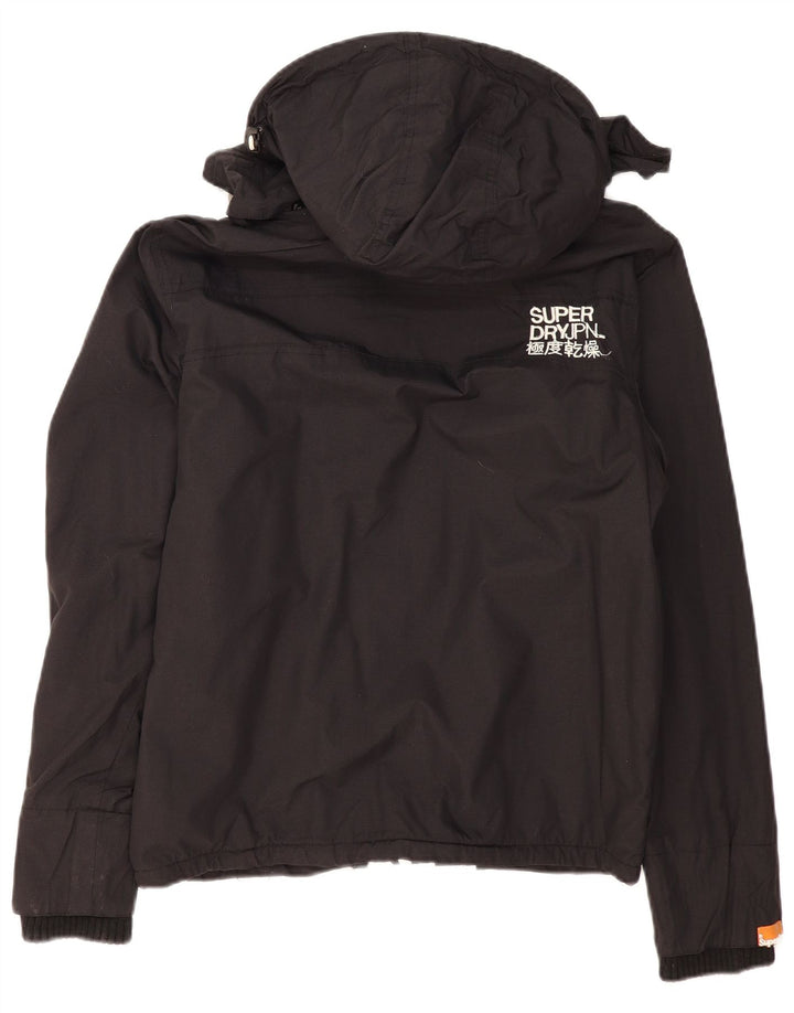 Superdry Damen The Windcheater Windjacke UK 14 Medium Schwarz