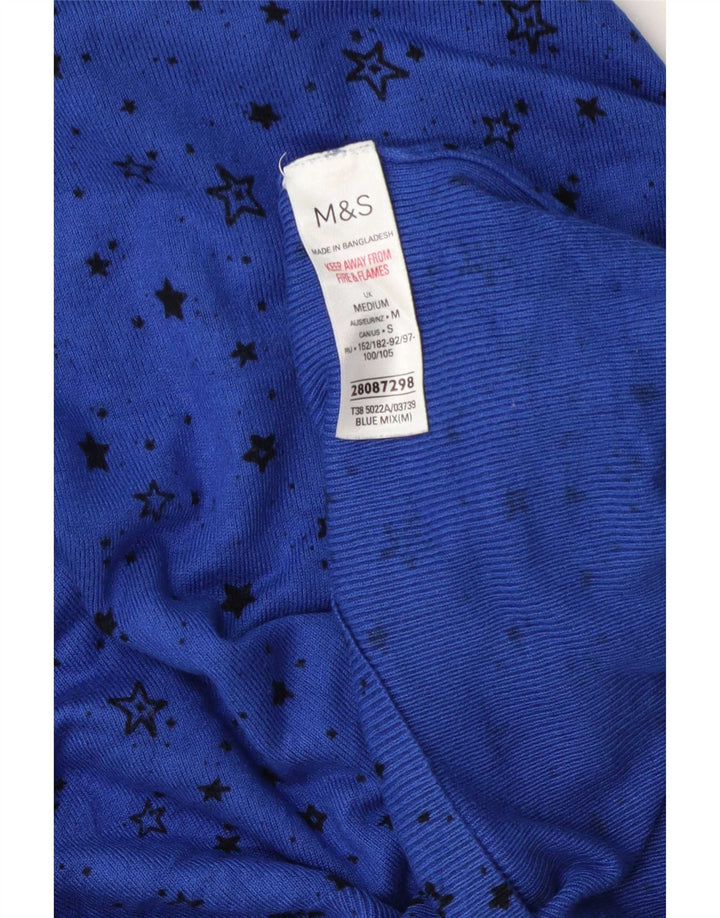 Marks & Spencer Damen-Pullover mit U-Boot-Ausschnitt, Gr. 14, Mittelblau