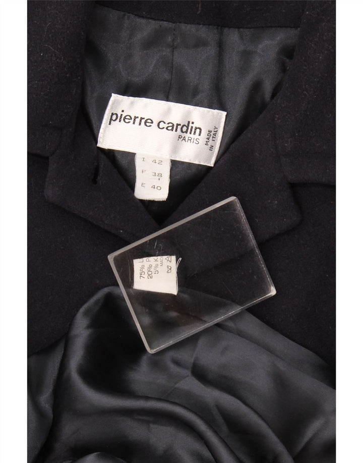 Pierre Cardin Damen Übergroßer Mantel IT 42 Mittelmarineblaue Wolle