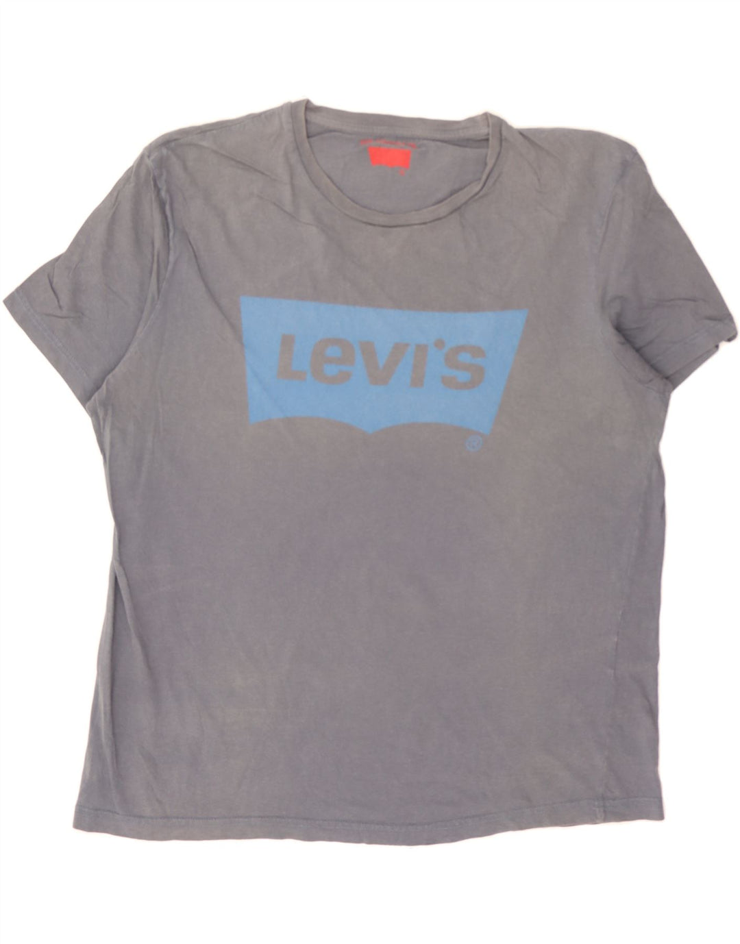 LEVI'S Mens Graphic T-Shirt Top Large Grey Vintage Levi's and Second-Hand Levi's from Messina Hembry 
