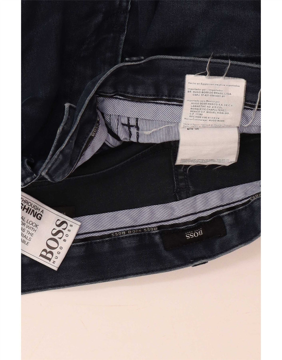 Hugo Boss Herren Slim Jeans W30 L32 Blaue Baumwolle