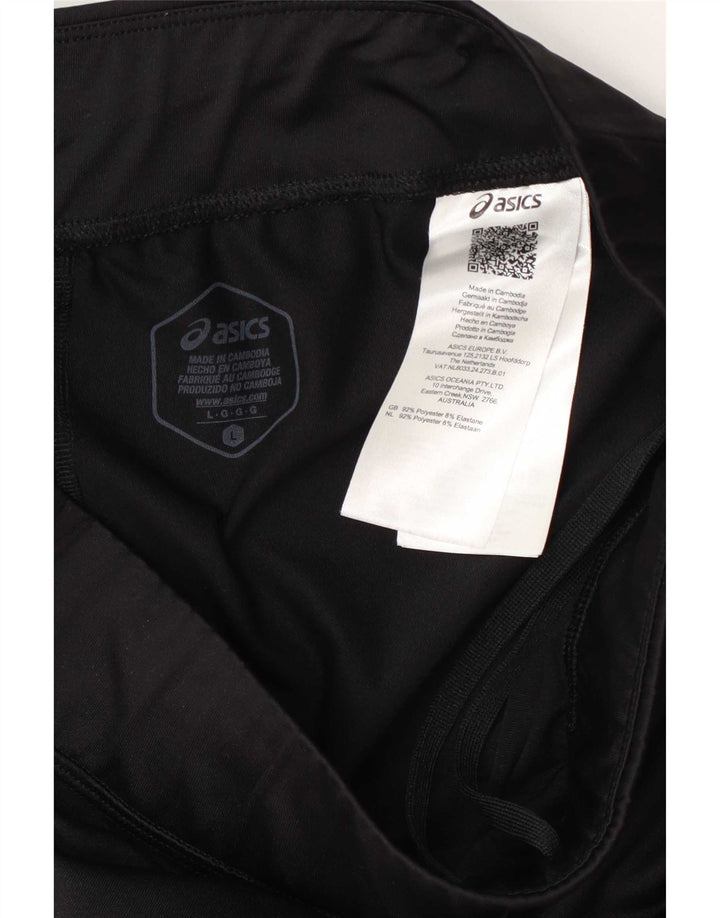 Asics Capri-Trainingshose für Damen, UK 14, Größe L, Schwarz, Polyester