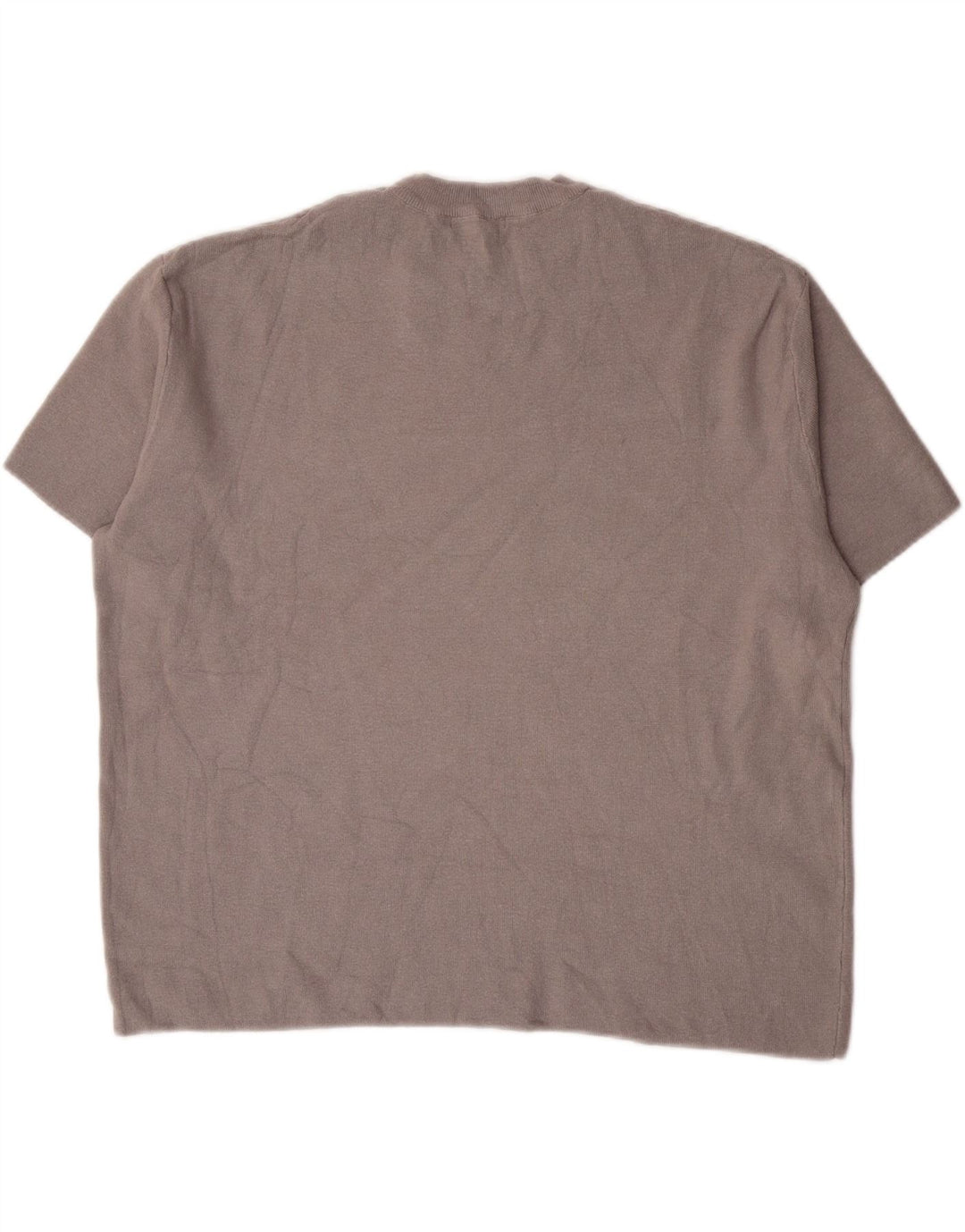 Zara Herren T-Shirt Top Mittelgrau