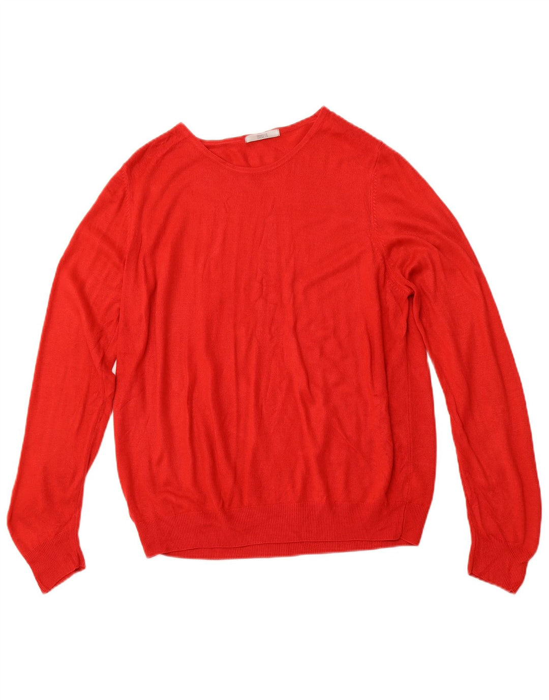 MARKS & SPENCER Damen-Pullover mit U-Boot-Ausschnitt, UK 18, XL, rotes Acryl