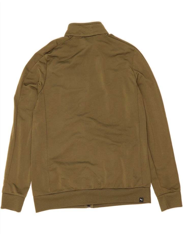 PUMA Womens Tracksuit Top Jacket UK 16 Large  Khaki Polyester Vintage Puma and Second-Hand Puma from Messina Hembry 