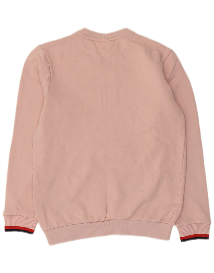 Fila Damen Übergroßer Sweatshirt-Pullover UK 2 2XS Rosa Baumwolle