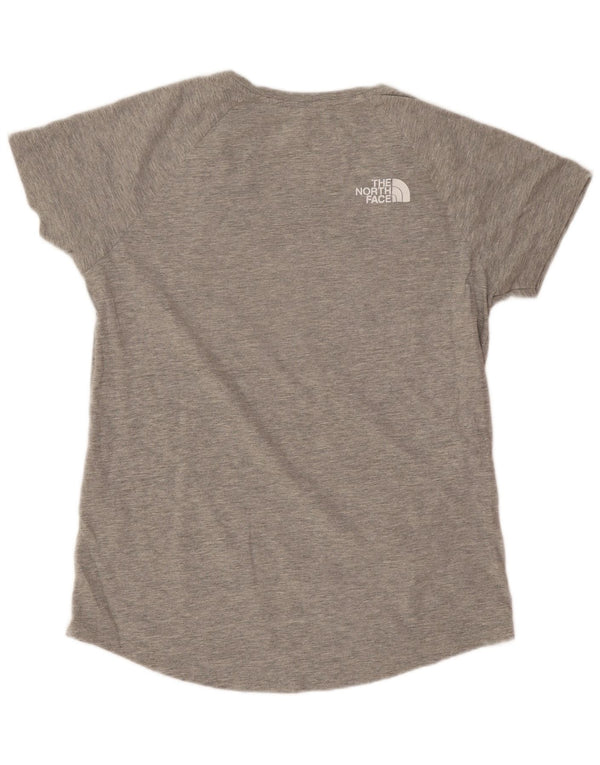 The North Face Damen RU/14 Graphic T-Shirt Top UK 14 Large Grau Sport