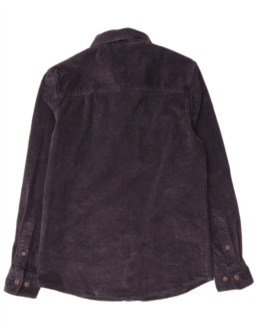 FAT FACE Herren-Cordhemd XS aus marineblauer Baumwolle