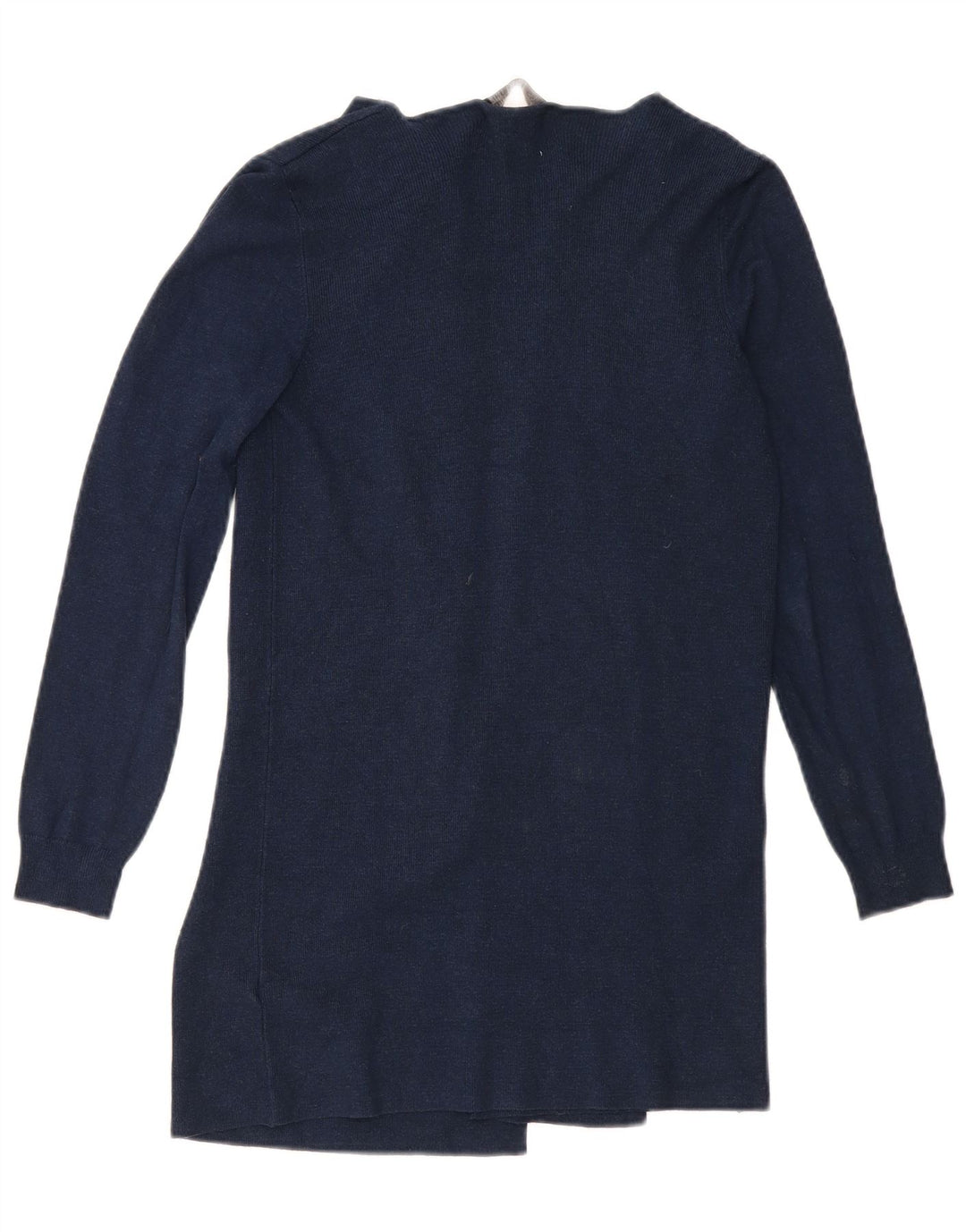 Marks & Spencer Damen Longline Open Cardigan Pullover UK 10 Small Marineblau