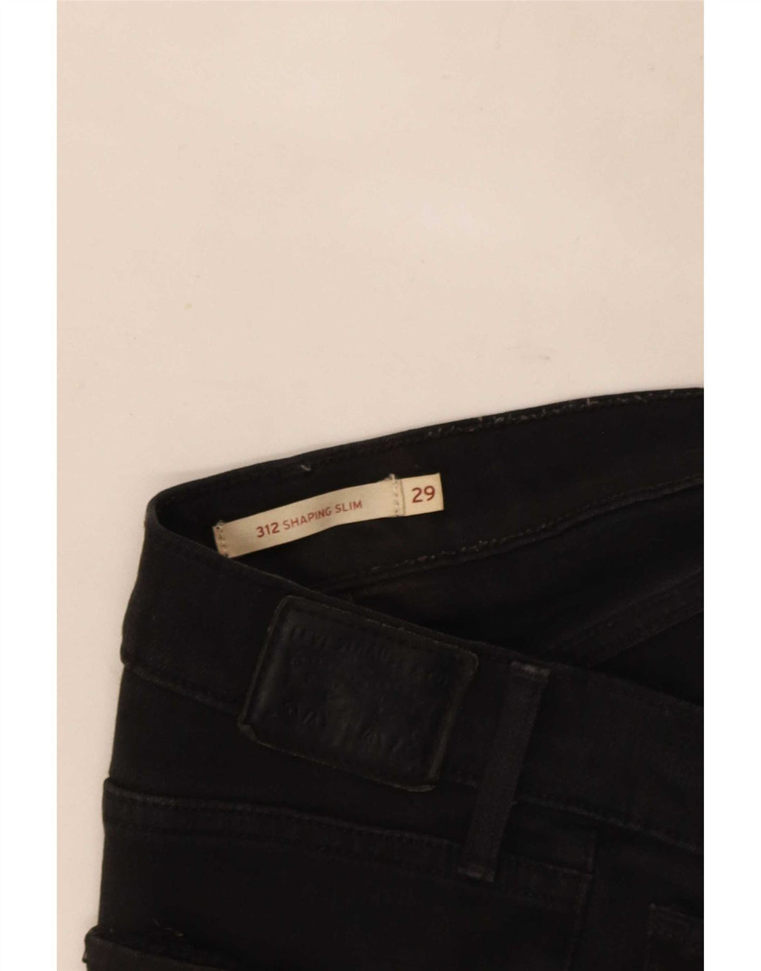Levi's Damen 312 Shaping Slim Jeans W29 L31 Schwarz