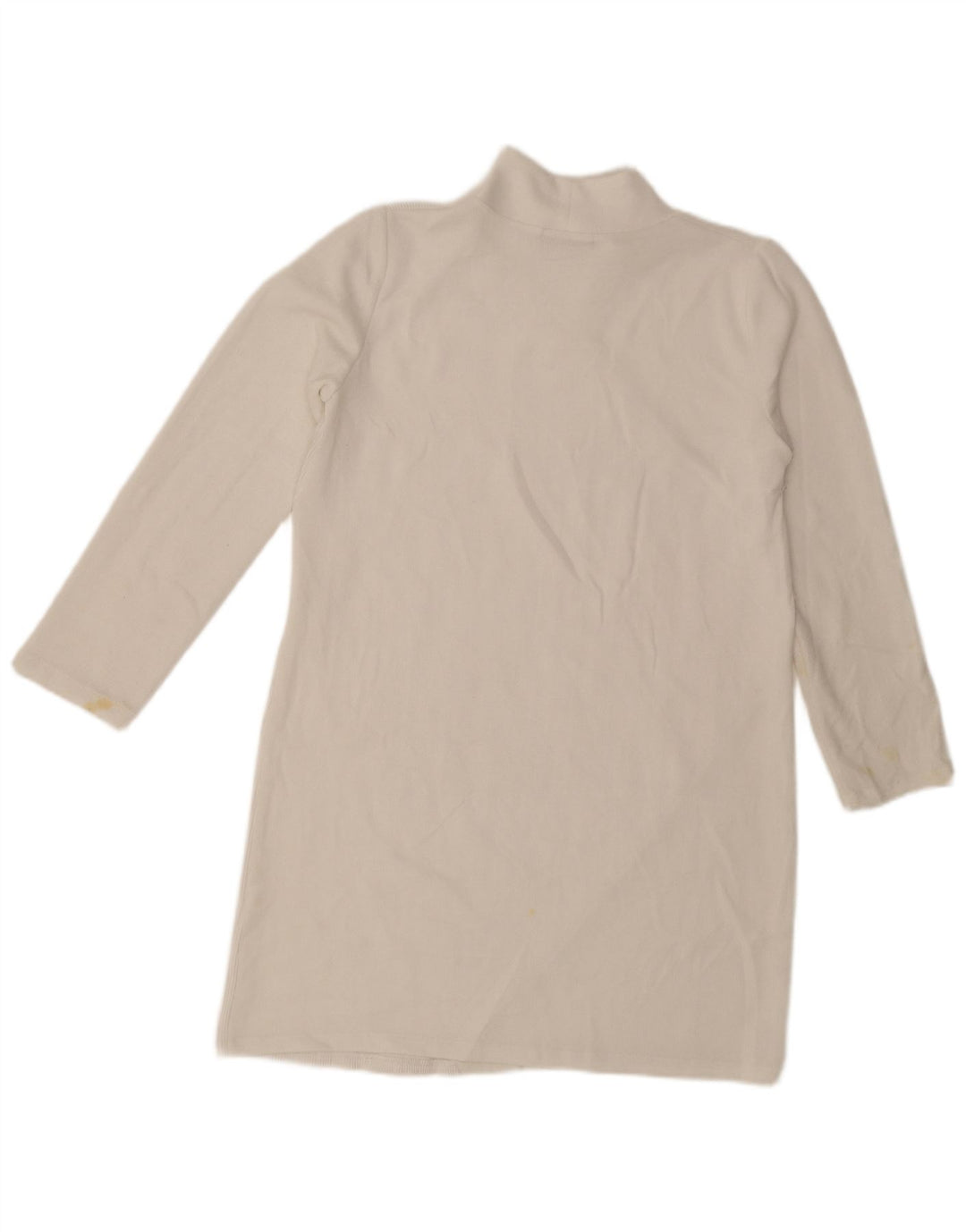 Zara Damen Pulloverkleid UK 14 Mittelweiß