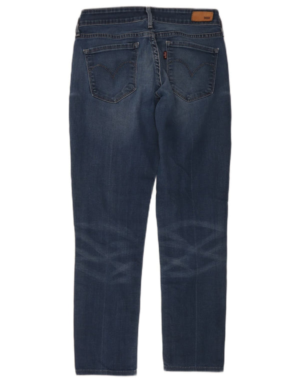 Levi's Damen Demi Curve Crop Skinny Jeans W27 L25 Blaue Baumwolle