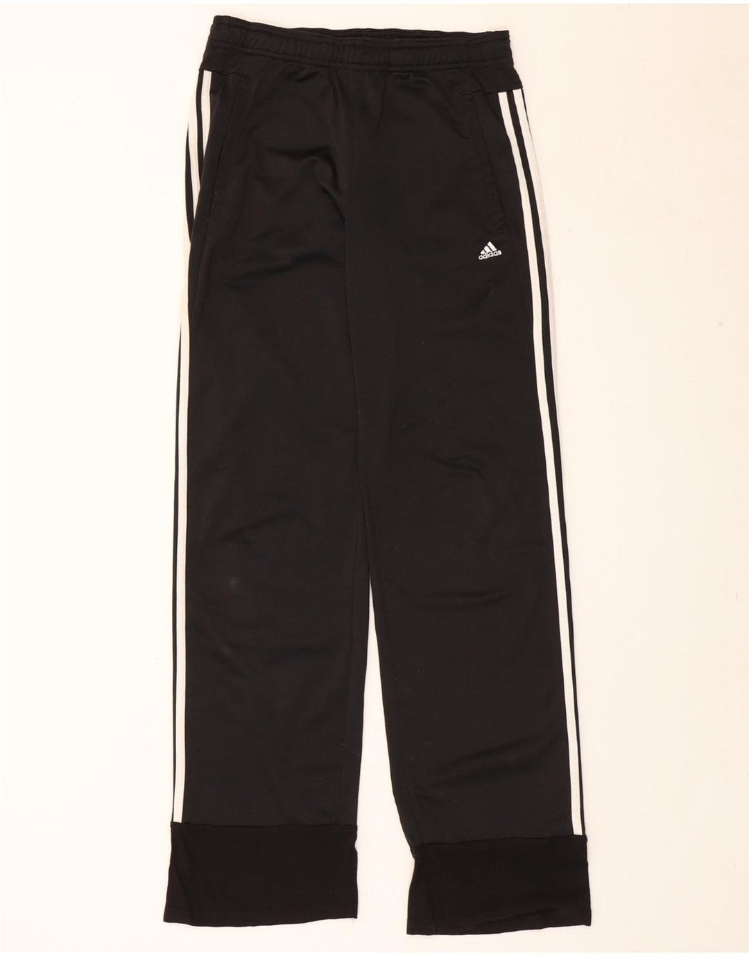 ADIDAS Damen Trainingshose Jogger UK 10 Small Schwarz Polyester
