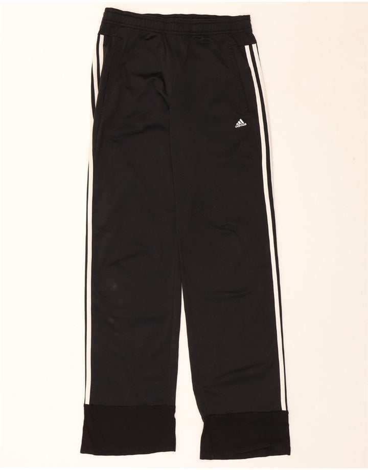 ADIDAS Damen Trainingshose Jogger UK 10 Small Schwarz Polyester