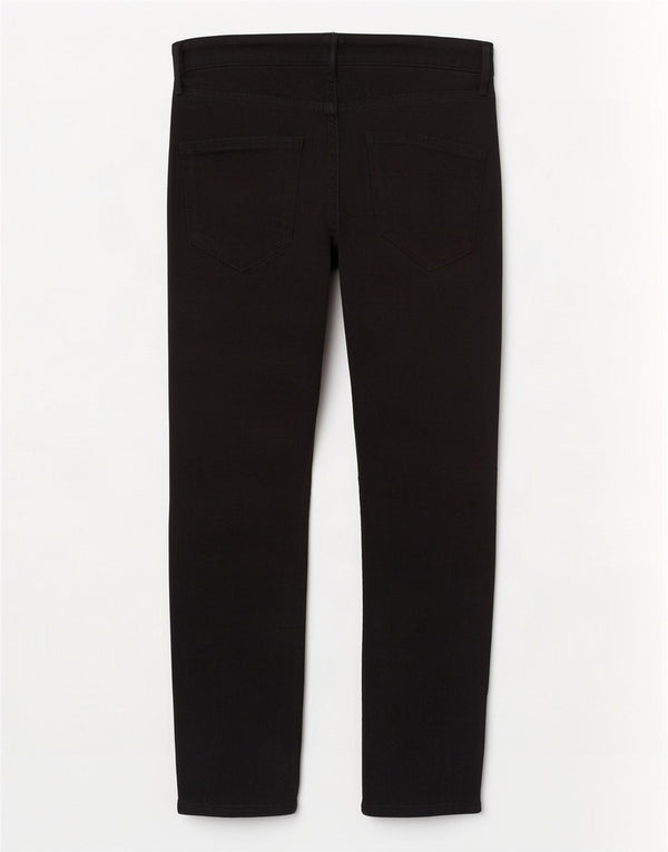 Marks & Spencer Damen Crop Slim Jeans UK 12 Medium W30 L26 Schwarze Baumwolle
