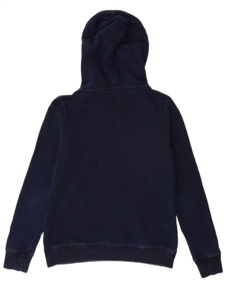 SUPERDRY Damen-Kapuzenpullover, Größe S, Marineblau, Baumwolle
