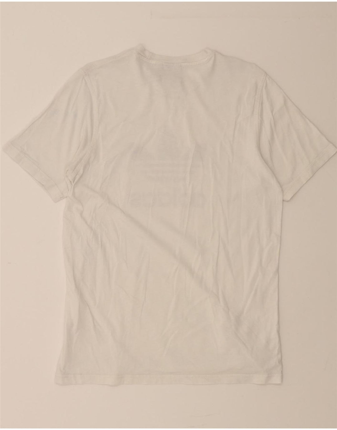 ADIDAS Mens Graphic T-Shirt Top Medium White Cotton Vintage Adidas and Second-Hand Adidas from Messina Hembry 