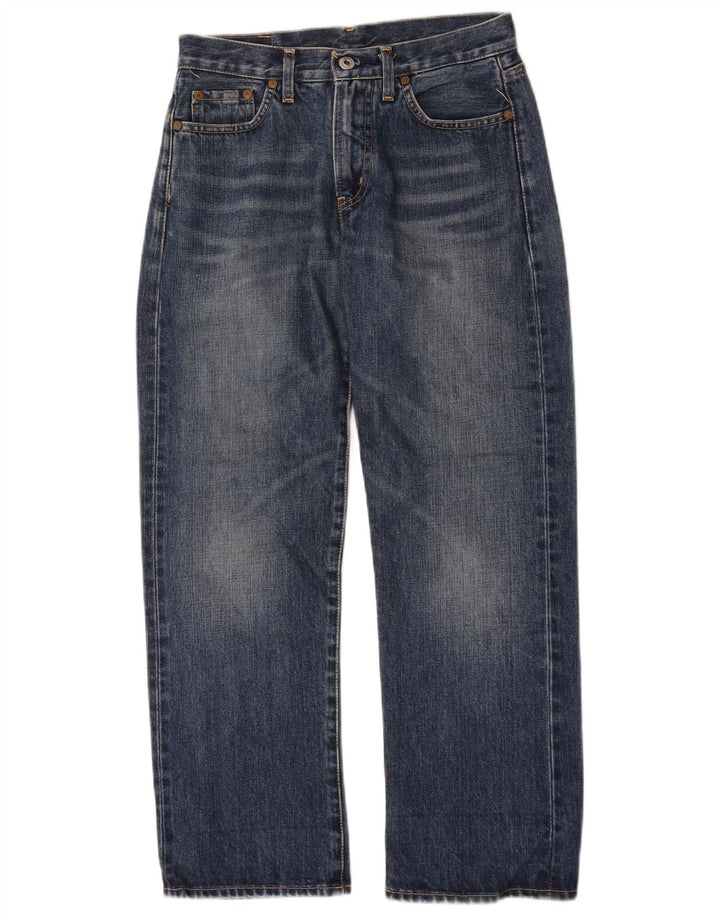 Levi's Herren Straight Jeans W27 L27 Blaue Baumwolle