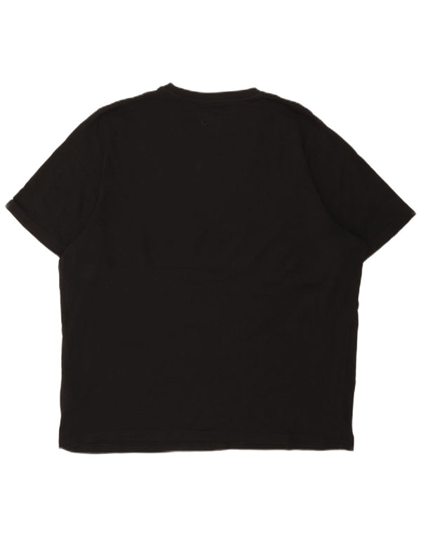 Puma Herren Grafik T-Shirt Top XL Schwarz Baumwolle