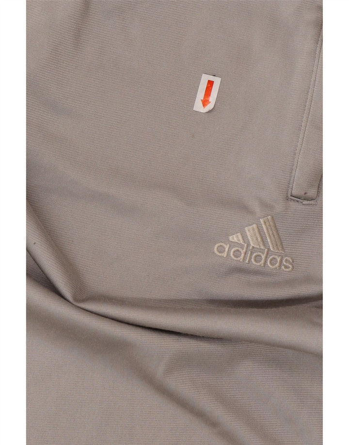 ADIDAS Herren-Trainingshose, UK 40/42, mittelgraues Polyester