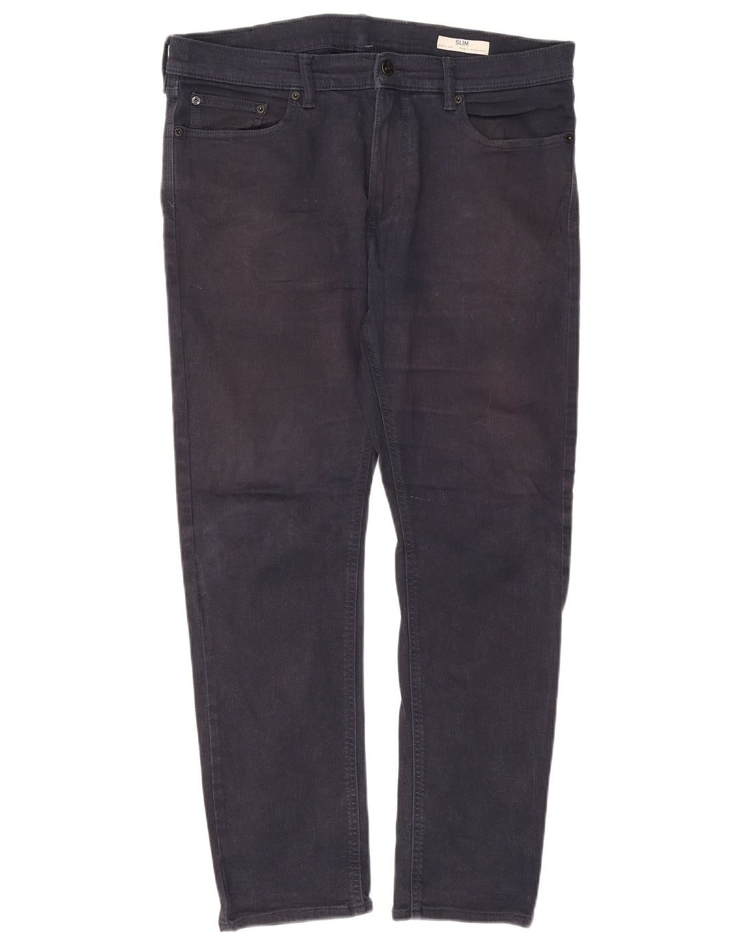 Marks & Spencer Damen Slim Jeans W36 L29 Marineblau Baumwolle