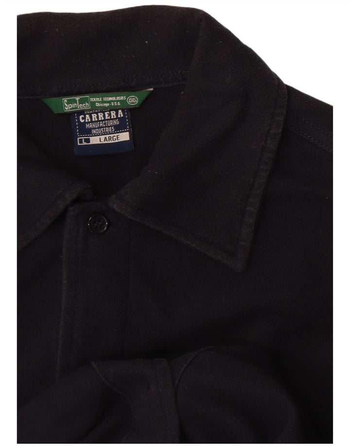 Carrera Herren Kurzarmhemd Large Schwarz