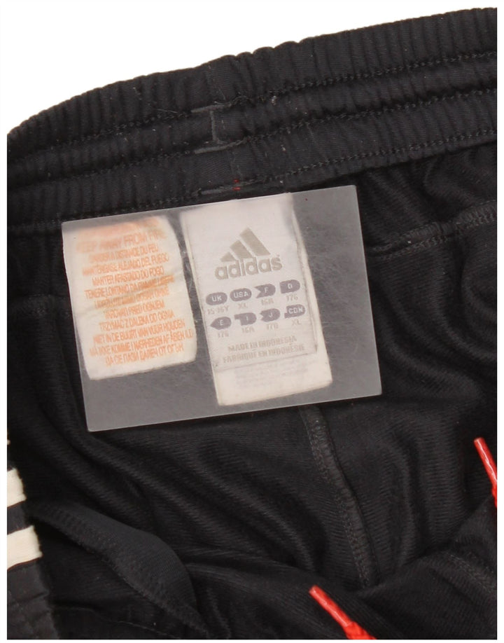 Adidas Trainingshose für Jungen, 15–16 Jahre, marineblaues Farbblock-Polyester