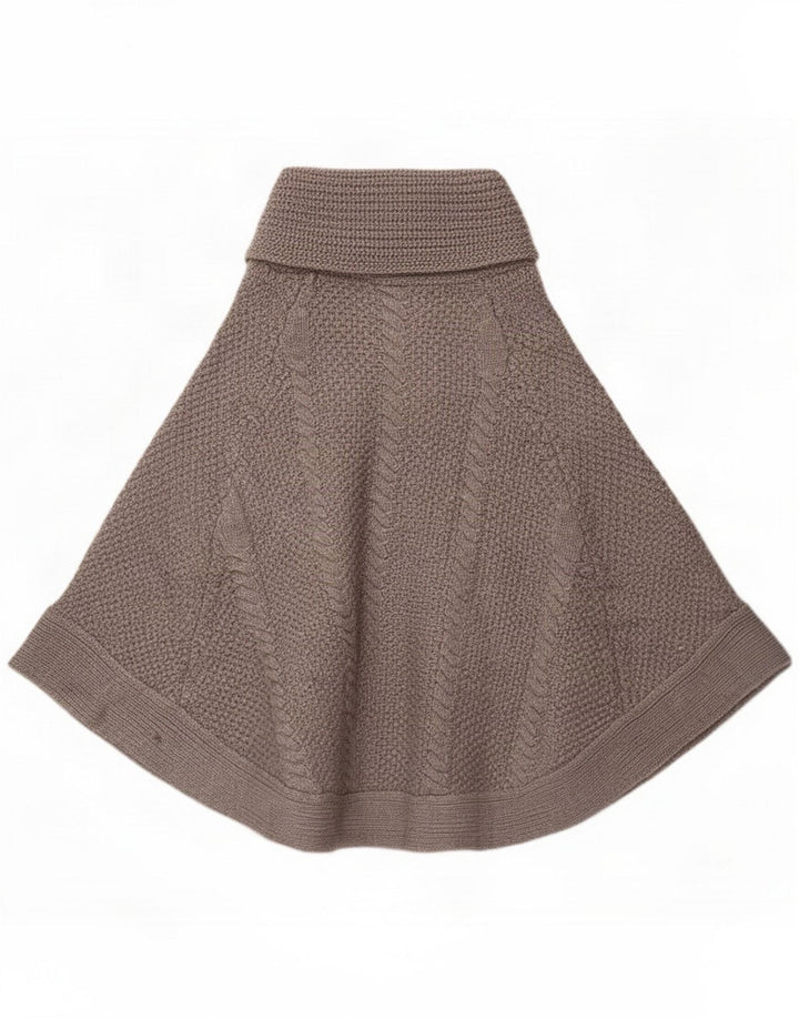 Joules Damen Poncho-Pullover UK 14 Mittelgraues Acryl