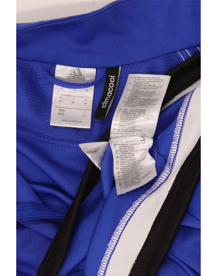 Adidas Herren Climacool Trainingsanzug Top Jacke Mittelblaues Polyester