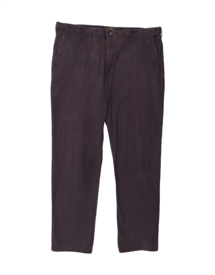 Marks & Spencer Herren-Chinohose, normal, W42, L33, Marineblau, Baumwolle