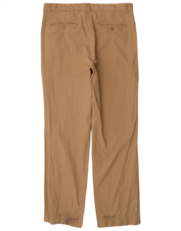 Gant Herren gerade Chinohose W36 L32 Beige Baumwolle