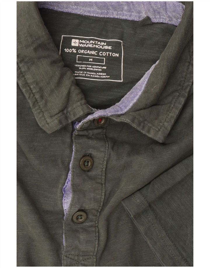 Mountain Warehouse Herren-Poloshirt aus mittelgrauer Baumwolle