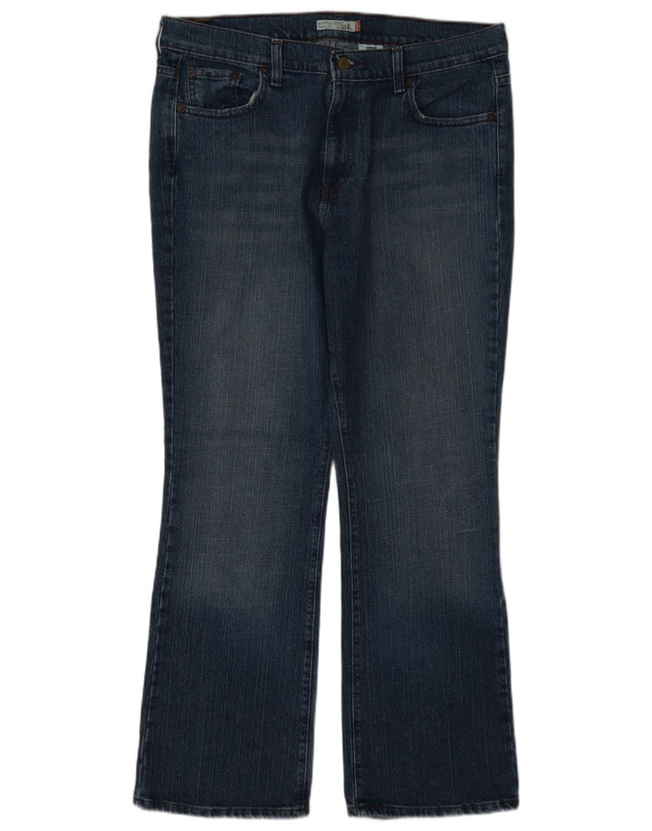 Levi's Damen 515 Bootcut Jeans US 14 XL W36 L30 Blaue Baumwolle