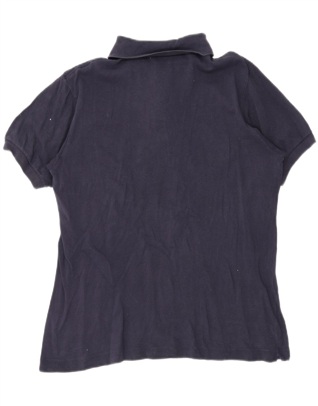 Lacoste Herren-Poloshirt, Größe 5, groß, marineblaue Baumwolle