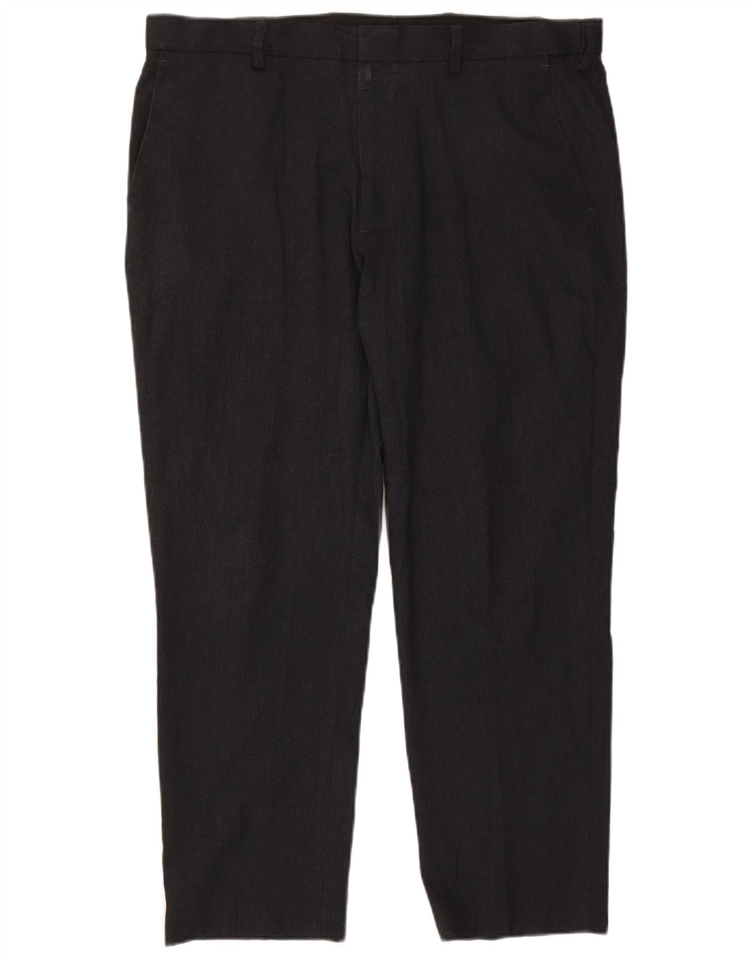 Marks & Spencer Herren-Chinohose mit normaler Passform, W38 L29, schwarzes Polyester