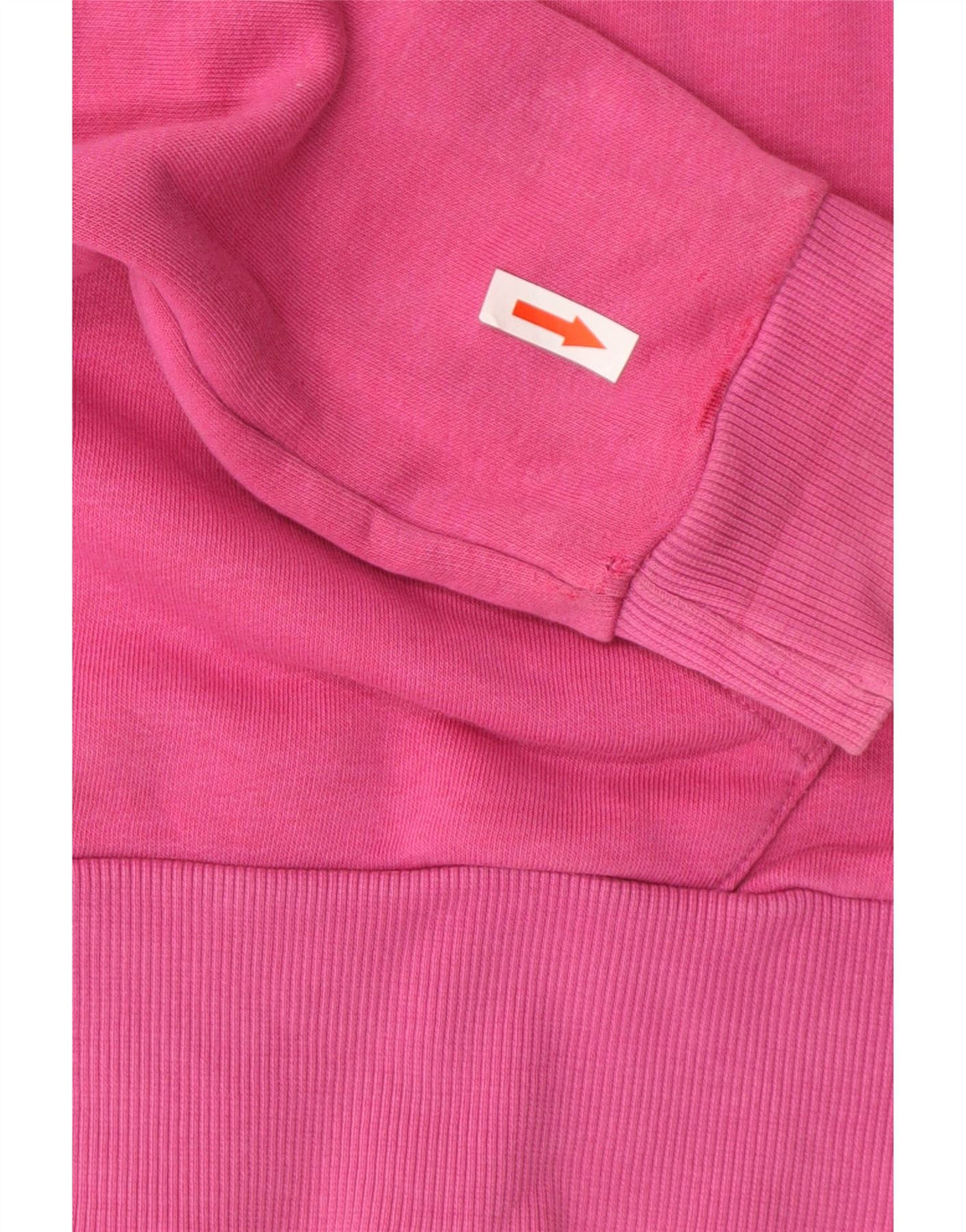 Puma Damen Graphic Hoodie Pullover UK 12 Mittelrosa