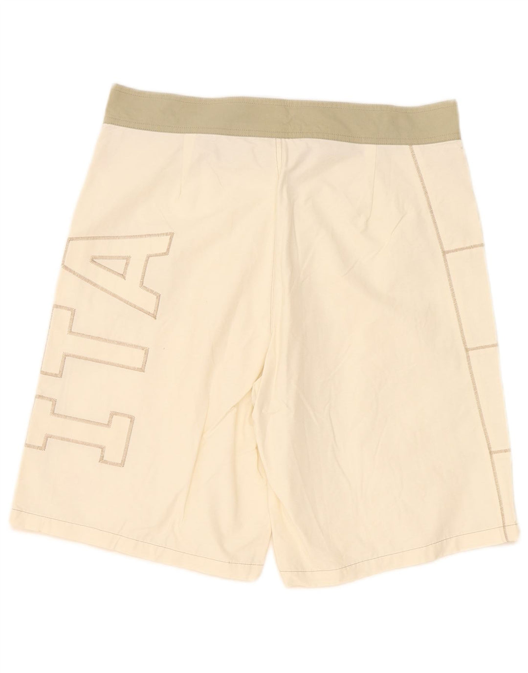Murphy & Nye Herren-Badeshorts mit Grafik, groß, weißes Colourblock-Polyamid
