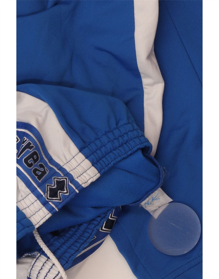 Errea Herren-Trainingshose mit Grafik, Größe S, Blau, Farbblock