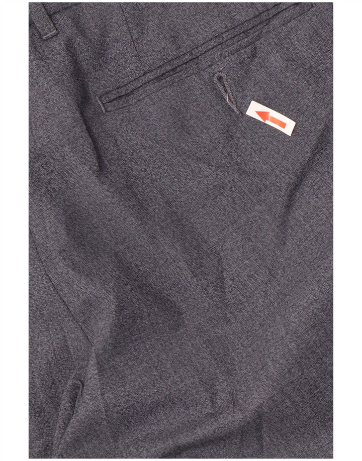 Marks & Spencer Herren Autograph Gerade Anzughose W34 L29 Blaue Wolle