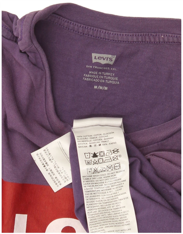 Levi's Herren-T-Shirt mit Grafik, mittelviolette Baumwolle