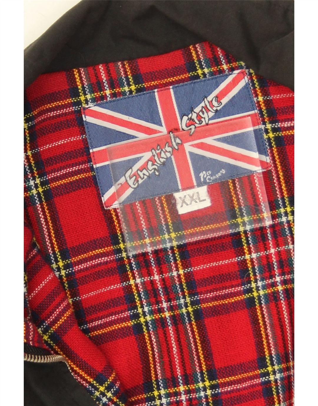 Vintage Herren Bomberjacke UK 44 2XL Schwarz Polyester