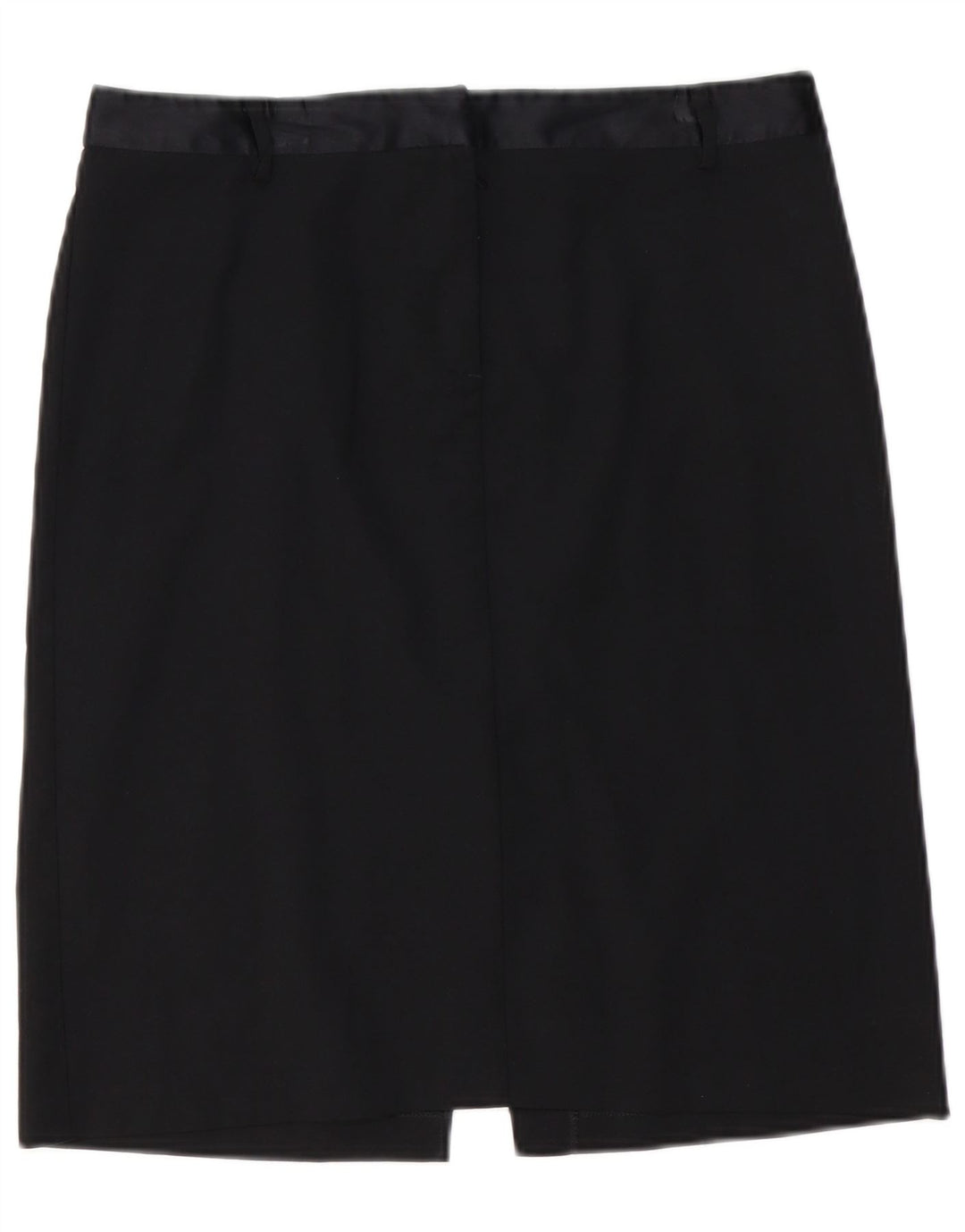 Benetton Damen Gerader Rock W32 Large Schwarz
