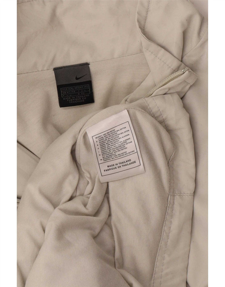 Nike Herren-Trainingsanzug-Oberteiljacke UK 47/48 2XL Beige Colourblock-Polyester