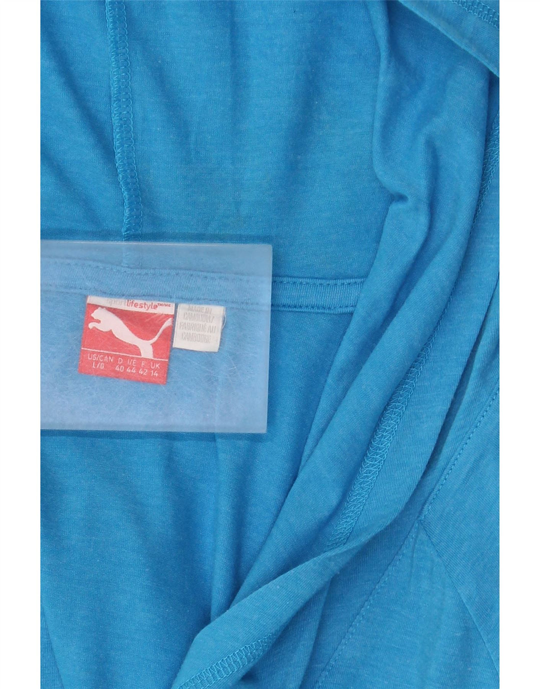 PUMA Damen Kapuzenoberteil Langarm UK 14 Large Blau