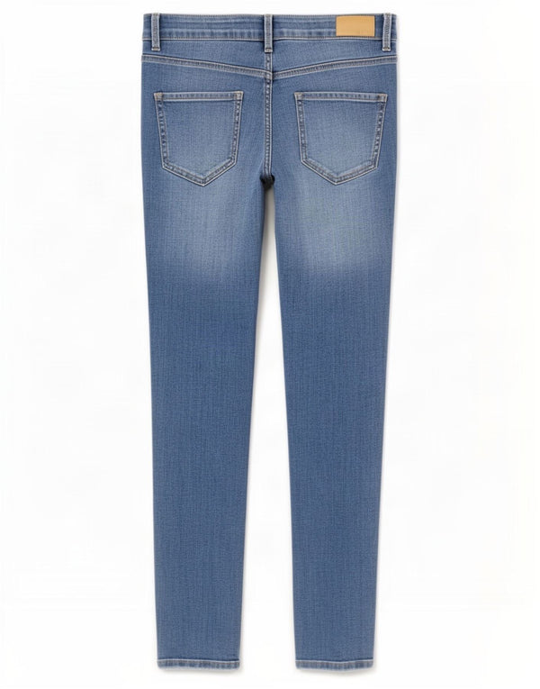 Marks & Spencer Damen The Ivy Crop Skinny Jeans UK 12 Medium W30 L25 Blau