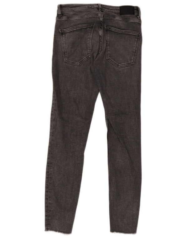 Zara Damen Skinny Jeans EU 38 Small W28 L28 Grau