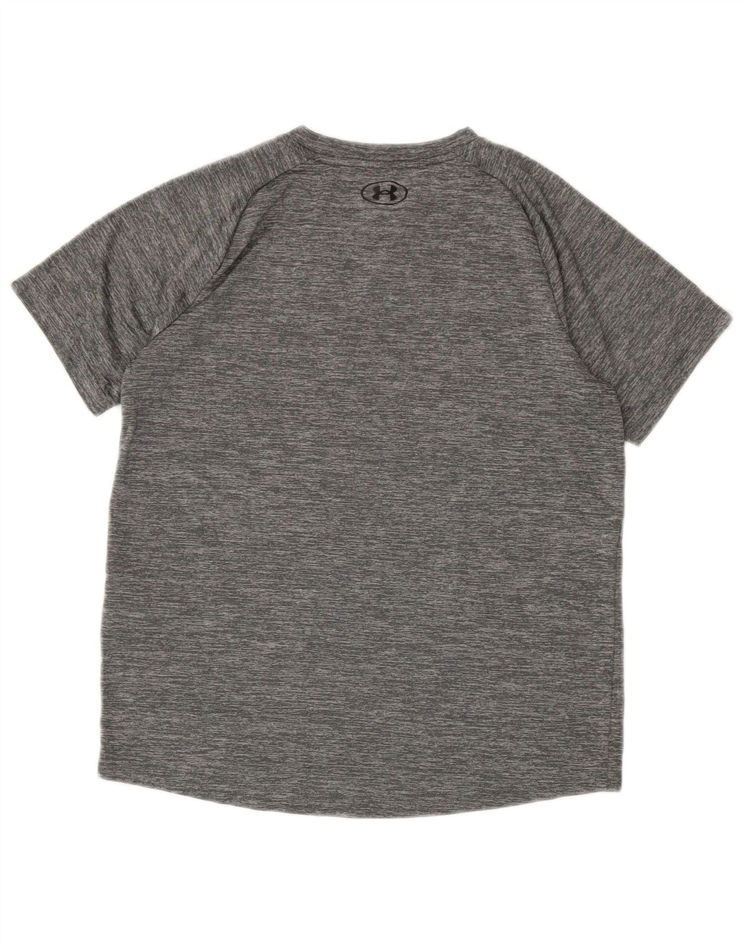 Under Armour T-Shirt-Oberteil für Jungen, 11–12 Jahre, groß, grau geflecktes Polyester