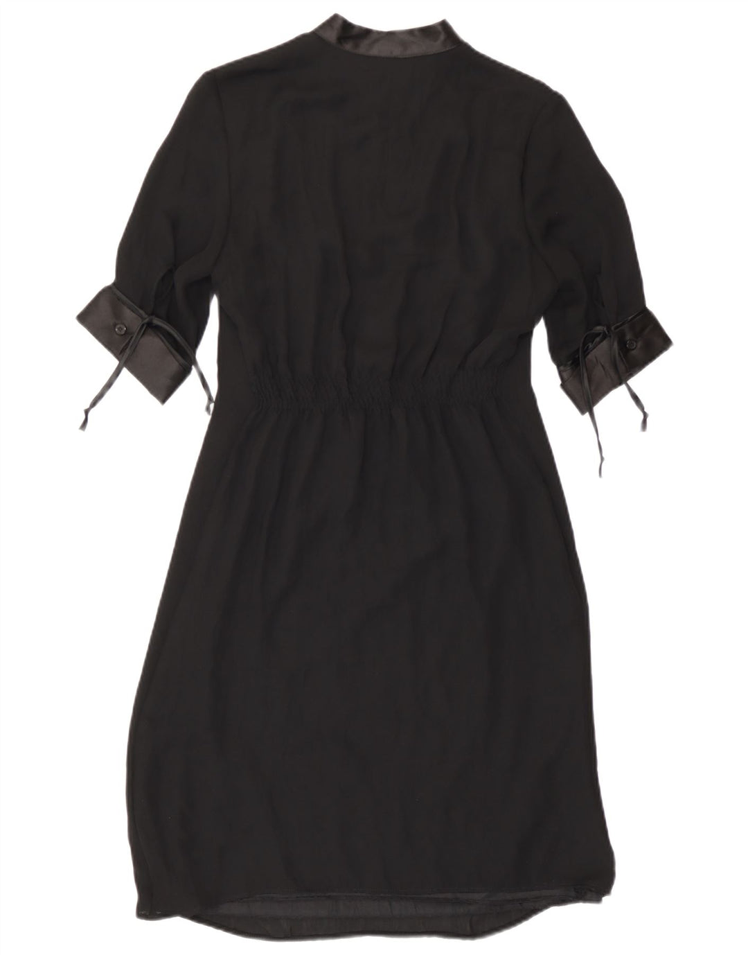 Benetton Damen Etuikleid UK 6 XS Schwarz Polyester