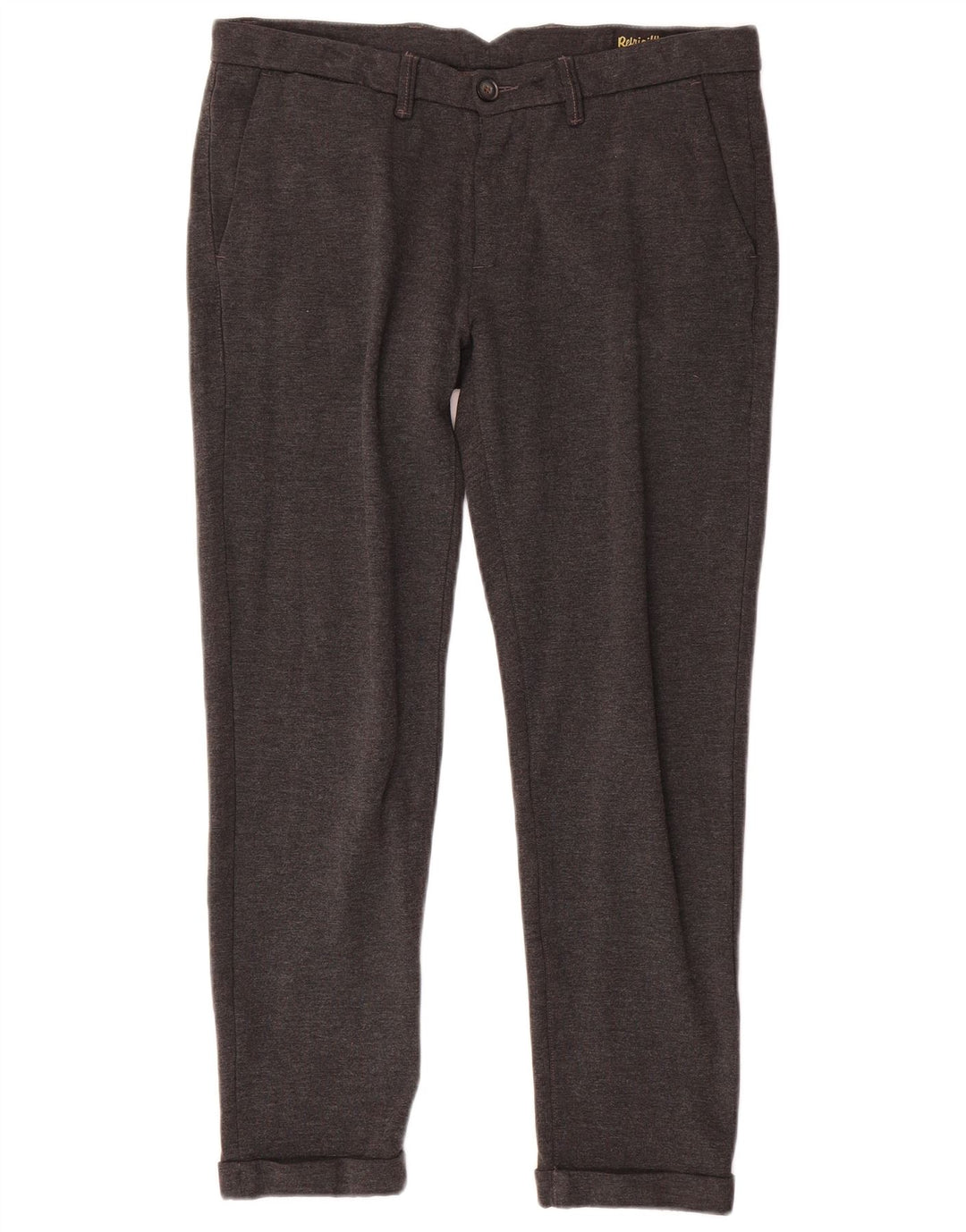 Refrigiwear Slim Chino-Hose für Herren, W32, L28, Grau, Polyamid